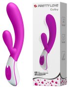 PRETTYLOVE Vibrator Rabbit Colby 12 Moduri Vibratii Silicon USB Mov 21.5 cm