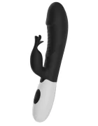 PRETTYLOVE Vibrator Rabbit Rasmussen 30 Moduri Vibratii Silicon Negru 19.8 cm