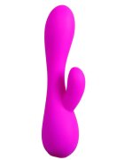 PRETTYLOVE Vibrator Rabbit Smart Simon Senzor de Presiune Aer Silicon Mov USB 18 cm