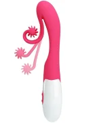 PRETTYLOVE Vibrator Rabbit Snail Tatianna 30 Moduri Vibratii Silicon Roz 20 cm