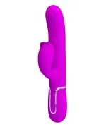 PRETTYLOVE Vibrator Twinkled Tenderness Gigi 7 Moduri Pulsare 7 Moduri Licking Silicon USB Roz 22.8 cm