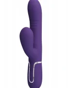 PRETTYLOVE Vibrator Twinkled Tenderness Mariana 4 in 1 Silicon USB Mov 22.6 cm