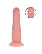 RealRock Dildo Realist Sliding Skin Silicon Lichid Dubla Densitate Natural 17.4 cm