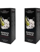 RHINO Set 2 Bucati - Gel Gold pentru Erectie si Potenta 50 ml
