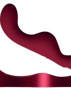 Rocks Off Stimulator Ruby Glow Brush Remote Control 10 Moduri Vibratii Silicon USB Rosu Burgundy