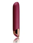 Rocks Off Vibrator Chaiamo 10 Moduri Vibratii Silicon USB Burgundy/Auriu 16.5 cm