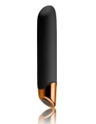 Rocks Off Vibrator Chaiamo 10 Moduri Vibratii Silicon USB Negru/Auriu 16.5 cm