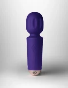 Rocks Off Vibrator Mini Wand Violet Dream 16 Moduri Vibratii Silicon USB Mov 11.5 cm
