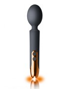 Rocks Off Vibrator Wand Oriel 10 Moduri Vibratii Silicon USB Negru 21.2 cm