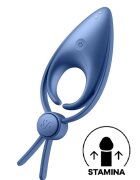 Satisfyer Inel Dublu de Penis Sniper 12 Moduri Vibratii Silicon Albastru USB