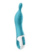 Satisfyer Stimulator A-Mazing 2 Punctul A 12 Moduri Vibratii Silicon USB Turcoaz 21.7 cm