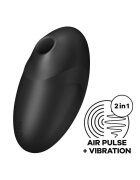 Satisfyer Stimulator Clitoris Vulva Lover 3 Air Pulse+Vibration Silicon USB Negru