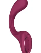 Satisfyer Stimulator Dual G for Goddess 2 60 Programe Vibratii Silicon USB Rosu 25 cm