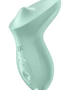 Satisfyer Stimulator Exciterrr 10 Moduri Vibratii 13 Moduri de Miscare Bila Silicon USB Verde