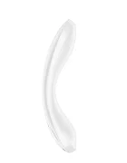 Satisfyer Stimulator G-Spot Wave 2 12 Moduri Vibratii si Pulsatii Silicon USB Alb 23.6 cm