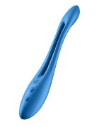 Satisfyer Stimulator Multifunctional Bendable Elastic Game 10 Moduri Vibratii Silicon USB Albastru 19.9 cm