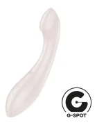 Satisfyer Vibrator G-Force Punctul G 50 Programe Vibratii Silicon USB Bej 21 cm
