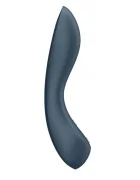 Satisfyer Vibrator G-Spot Wave 4 12 Moduri Miscari Ondulatorii Silicon USB Magnetic Albastru 21 cm
