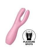 Satisfyer Vibrator Threesome 3 Silicon USB Roz 14 cm