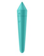 Satisfyer Vibrator Ultra Power Bullet 8 Silicon 12 Moduri Vibratii USB Turquoise Free App