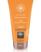 Shiatsu Lubrifiant Love Edible Mango&Ceai Verde 75 ml
