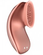 Shots Toys Stimulator Twitch Hands Free Suction&Vibration USB Rose