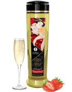 SHUNGA Erotic Art Ulei de Masaj Shunga Romance Aroma Vin Spumant de Capsuni 240 ml