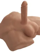Silexd Apollo Torso Masculin si Dildo Realist Inclus Silicon Lichid Caramel