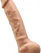 Silexd Dildo Thermo Reactive Silicon cu Memorie Dubla Densitate 20 cm