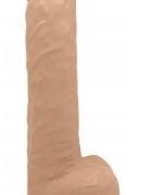 Silexd Dildo Thermo Reactive Silicon cu Memorie Dubla Densitate 38 cm Natural