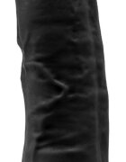 Silexd Dildo Thermo Reactive Silicon Dubla Densitate Negru 15 cm