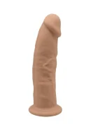 Silexd Dildo Thermo Reactive Silicon Memory Dubla Densitate 19 cm Caramel