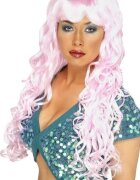 Smiffys Peruca Sirena roz