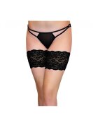 SoftLine Jartiere din Dantela Negre M