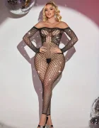 STD Bodystocking Sexy Venus Material Elastic Negru S-L
