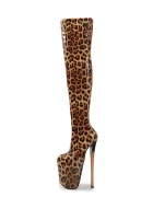STD Cizme Sexy Animal Print Marime 40