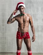 STD Costumatie Craciun Holiday Look 4 Piese Rosu S/M