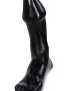 STD Dildo Foot Fetish PVC Negru 23 cm