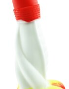 STD Dildo No.7 Fantasy Beasts Silicon Premium Rosu/Alb 24 cm
