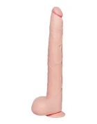 STD Dildo Realist Master cu Ventuza PVC Natural 42 cm