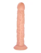 STD Dildo Realist Tim cu Ventuza la Baza TPE Premium Natural 25 cm