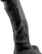 STD Dildo Realist Zeo Silicon Premium Negru 24 cm