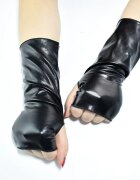 STD Manusi Fara Degete Rebel Look Wetlook Negru S 23 cm