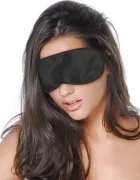 STD Masca de Ochi cu Elastic Satinata Negru
