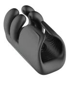 STD Masturbator Barbati Power Functie de Vibratii Pulsare Strangere Silicon USB Negru 14 cm