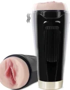 STD Masturbator Davina Pussy 10 Moduri Vibratii TPE Realist USB Natural 25.2 cm