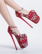 STD Pantofi Sexy Imprimeu Floral Size 38