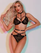 STD Set Lenjerie 3 Piese Shining Star Negru S-L