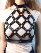 STD Sistem Harness Diamond Cuts Piele Ecologica OS