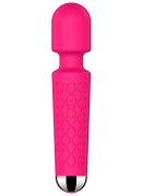STD Vibrator Masaj Luna 20 Moduri Vibratii+8 Intensitati de Viteza USB Silicon Roz 20 cm